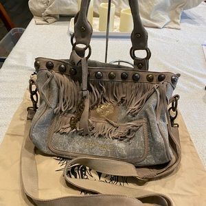 1971 Ed Hardy suede and canvas Rare